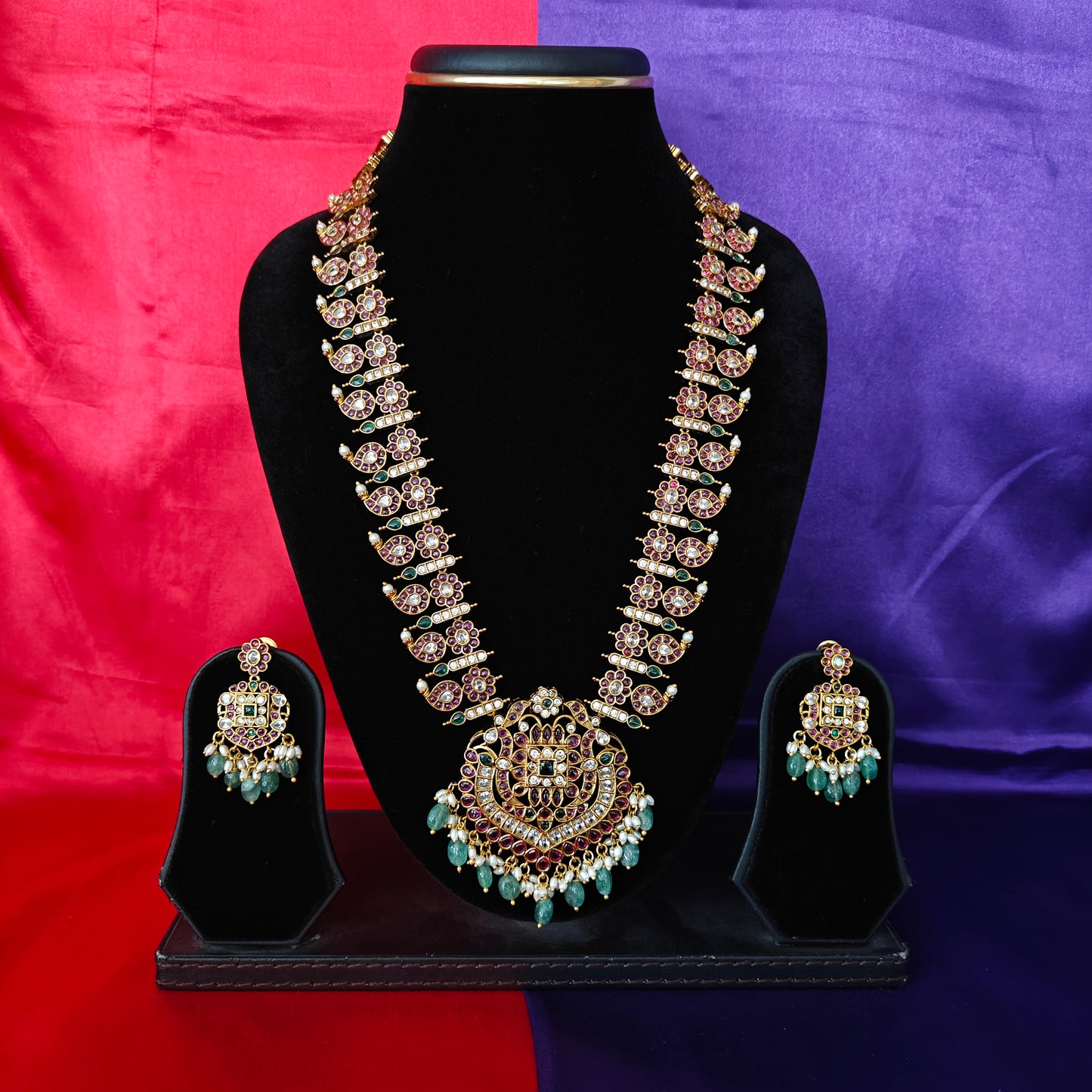 Beautiful Jadau Kundan Long Necklace