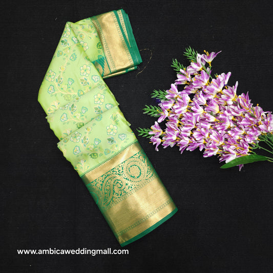 2 Gram gold zari semi kanchi pattu sarees ✨️