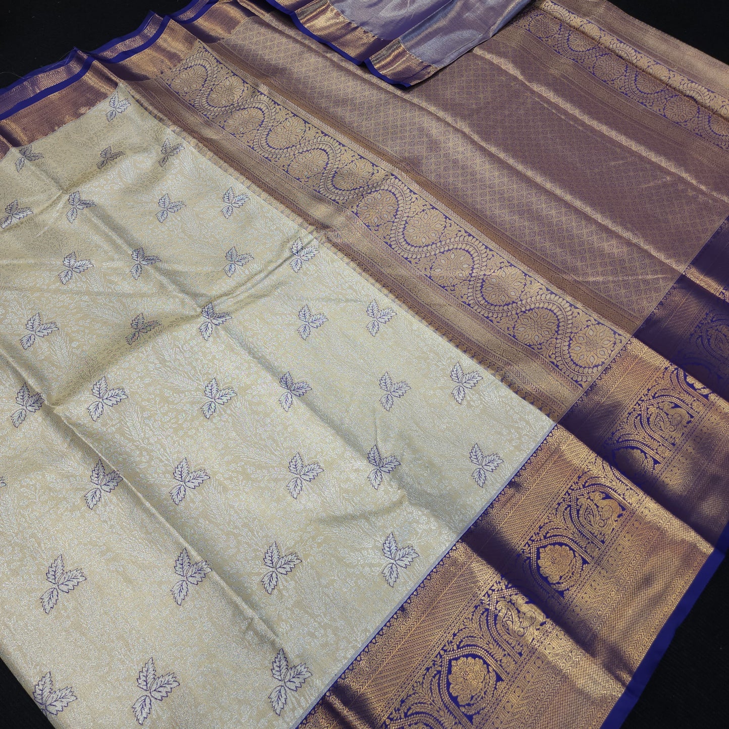 Semi Kanchi Pattu Tissue Sarees