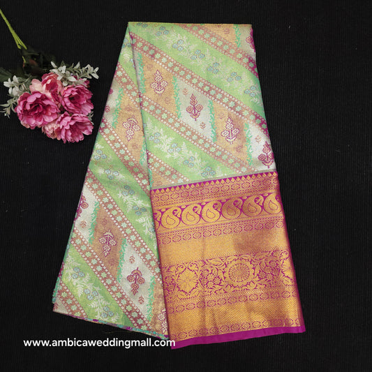 Kanchi Pattu Mix Lehengas [Free Size]