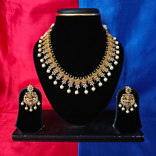 Beautiful Nakshi Short Necklace