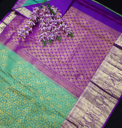 Pure Resham Bridal Kanchi Pattu Handloom Saree