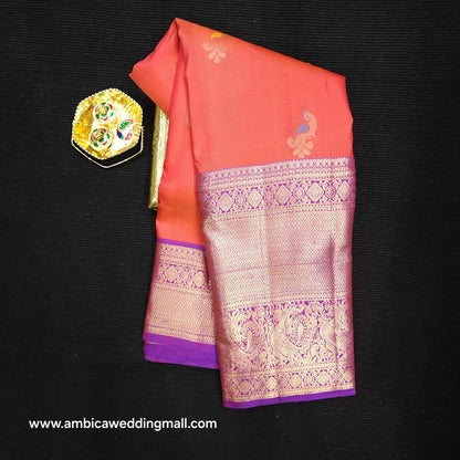 Kanchi Pattu Handloom Butta Saree