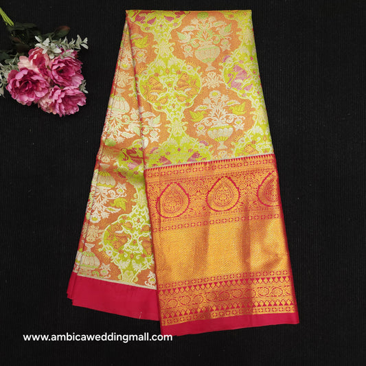Kanchi Pattu Mix Lehengas [Free Size]