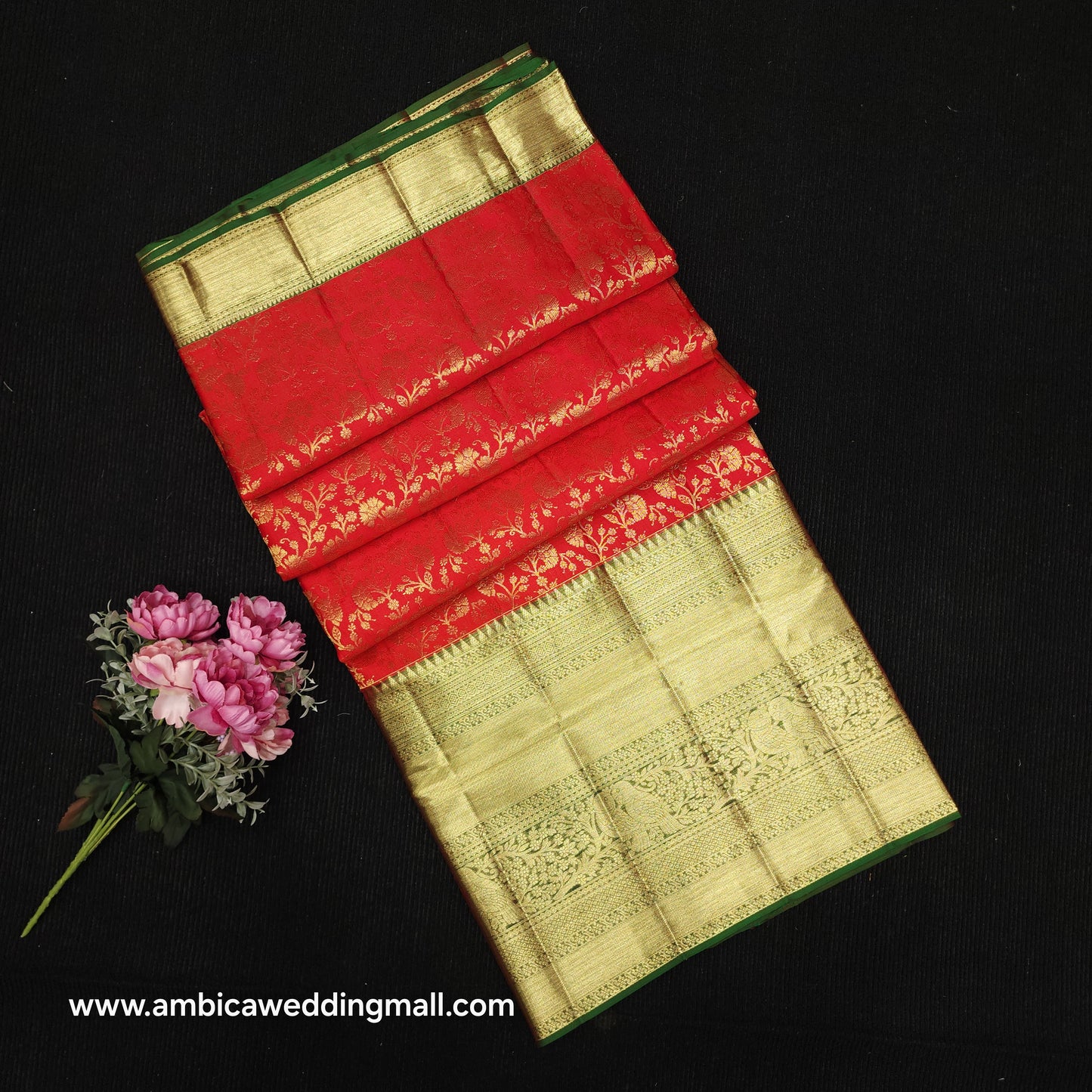 Handloom Pure Resham German Kanchi Pattu Saree