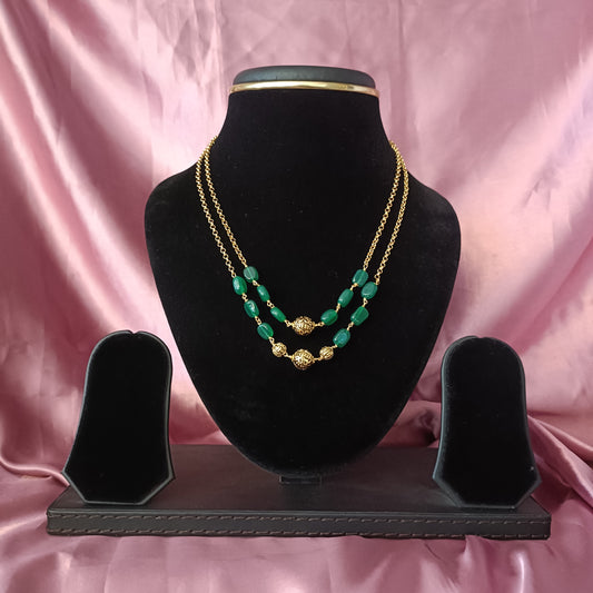 Simple Fancy Beads Necklace