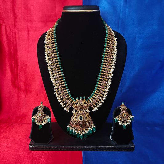 Beautiful Nakshi Long Necklace