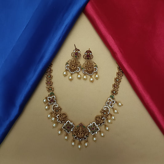 Beautiful Nakshi Short Necklace