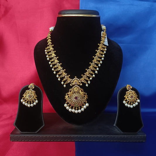 Beautiful Nakshi Short Necklace