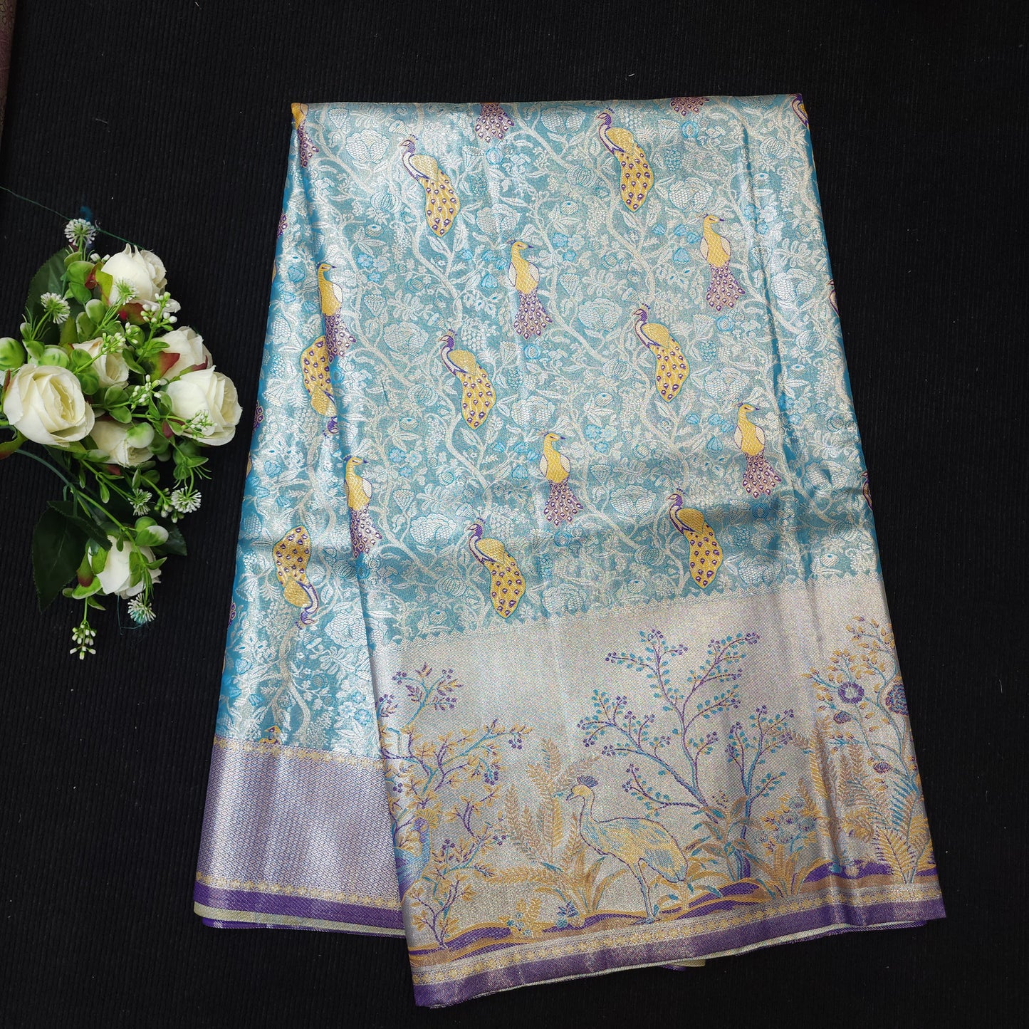 Meenakari Kanchi Pattu Sarees 😍✨️