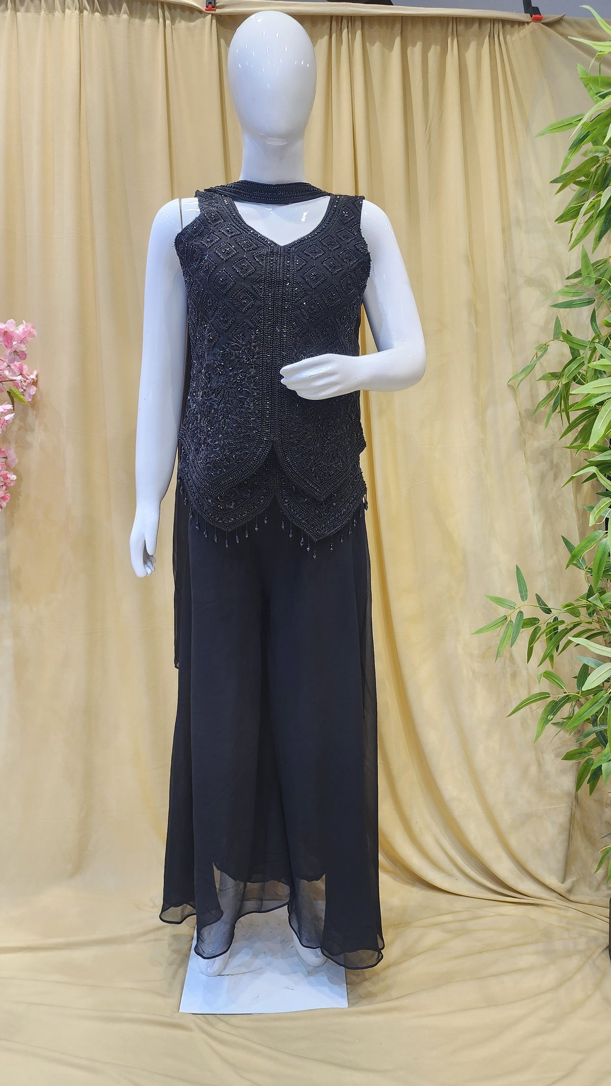 Fancy Sharara Dress [L,XL Size]