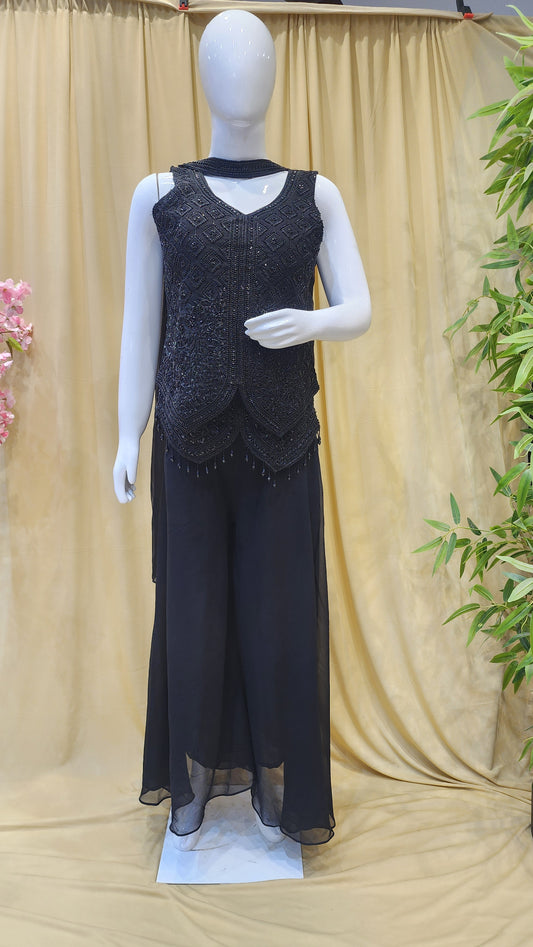 Fancy Sharara Dress [L,XL Size]