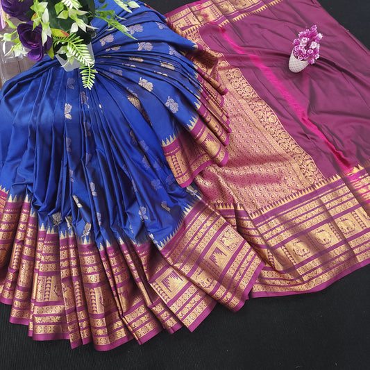 ✨️Gadwal Semi Pattu Sarees✨️