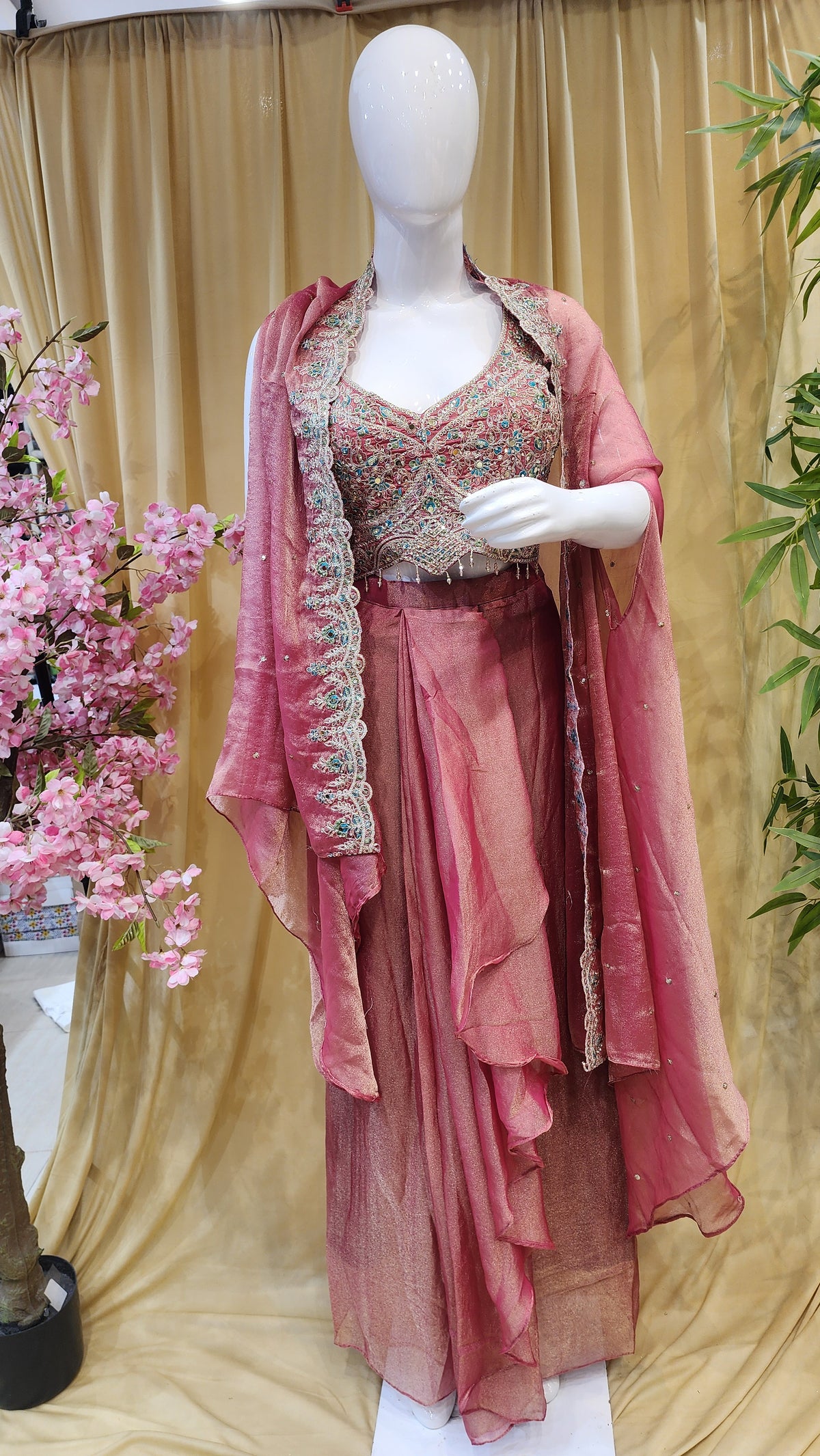 Fancy Sharara Dress [L Size]