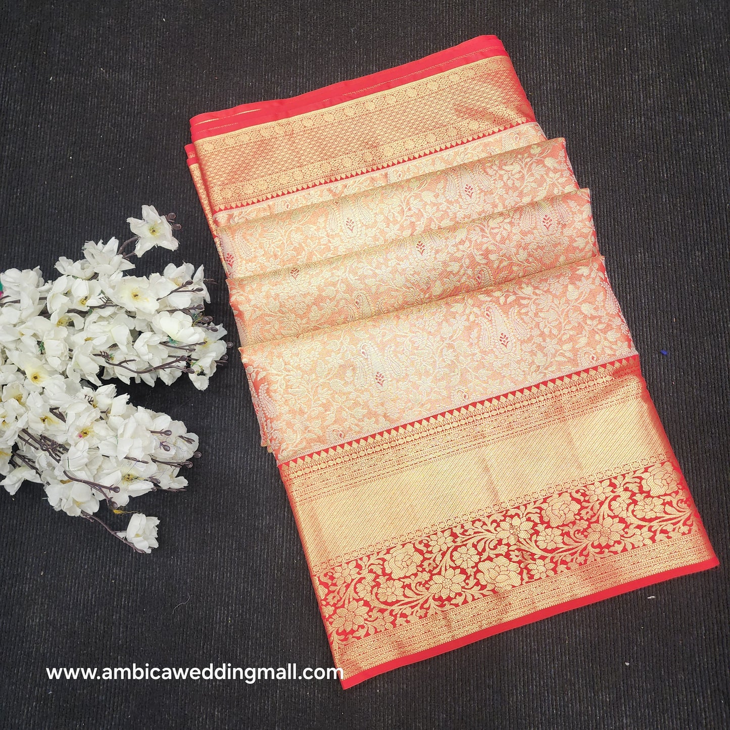 Pure Tissue Powerloom Bridal Kanchi Pattu Saree😍✨️