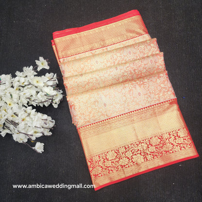 Pure Tissue Powerloom Bridal Kanchi Pattu Saree😍✨️