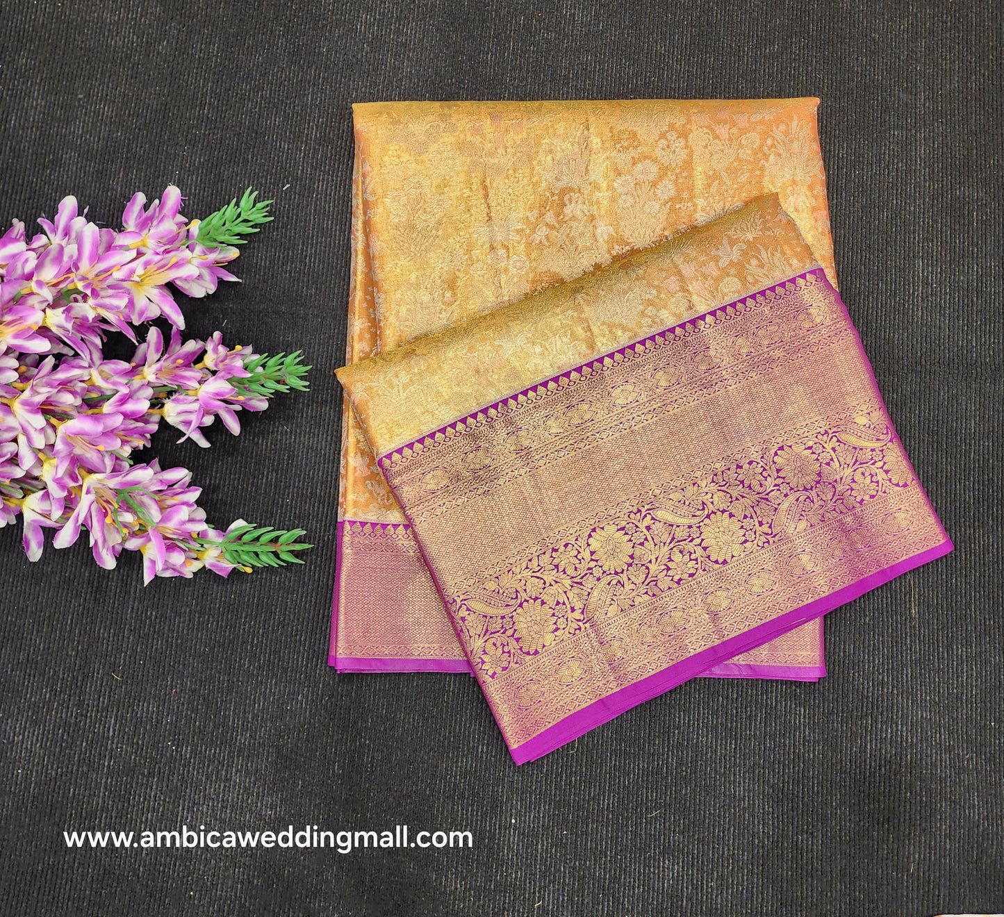 Pure Tissue Powerloom Bridal Kanchi Pattu Saree😍✨️