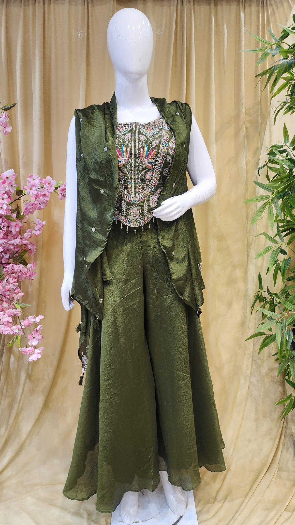 Fancy Sharara Dress [L Size]