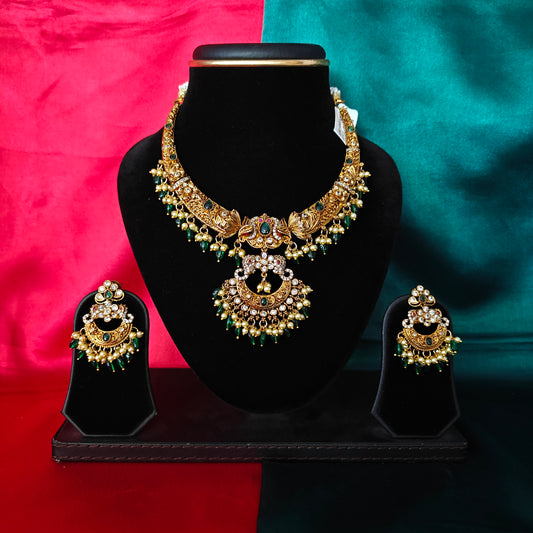 Elegant Nakshi Kante Necklace