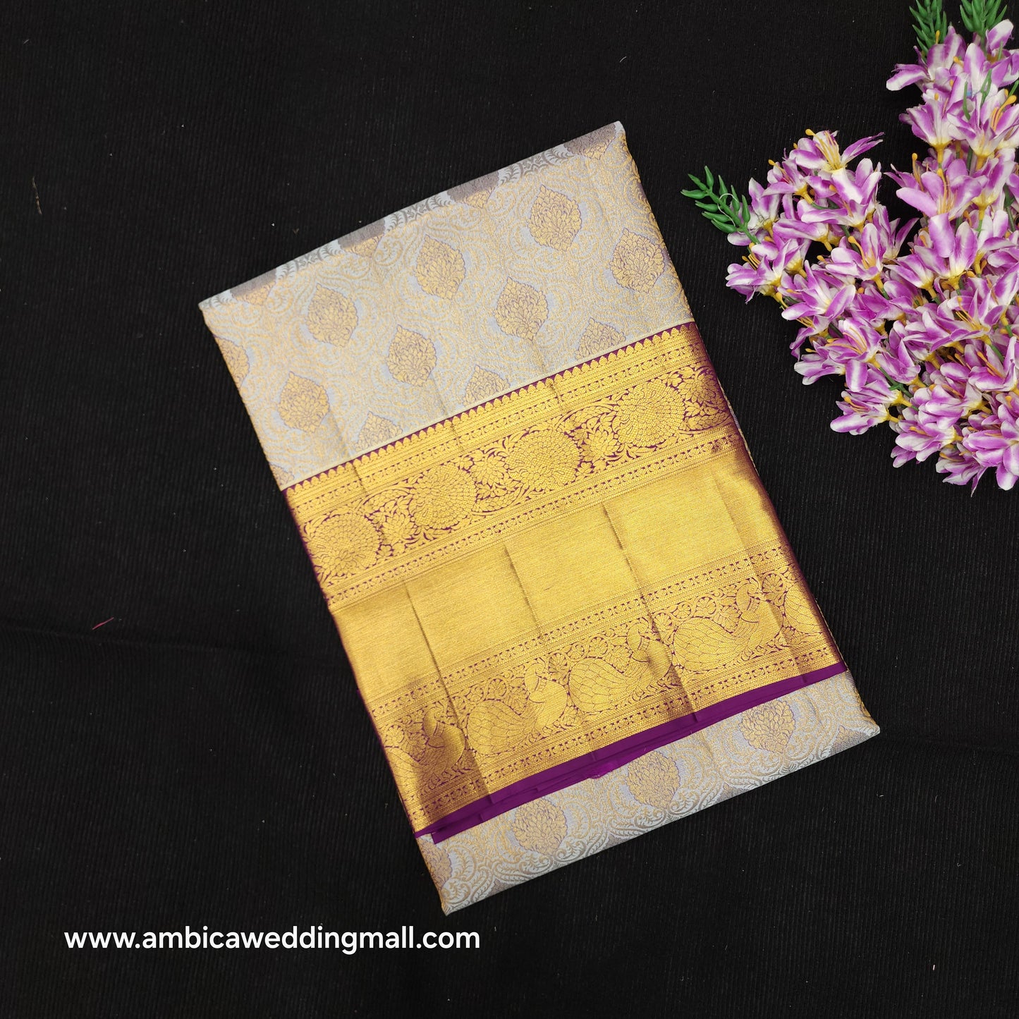Bridal Resham Pure Handloom Kanchi Sarees