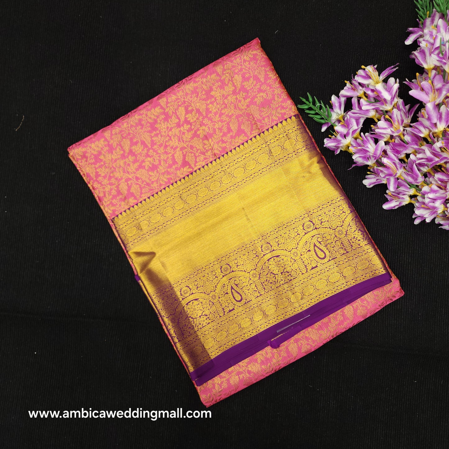 Bridal Resham Pure Handloom Kanchi Sarees