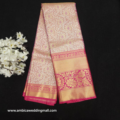 ✨️Kanchi pattu semi one gram gold saree✨️