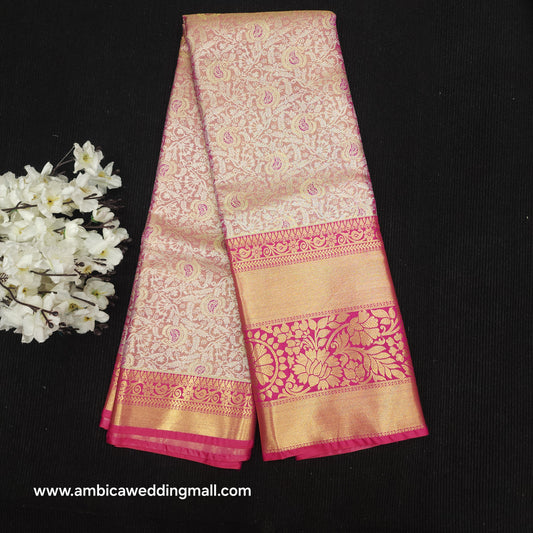 ✨️Kanchi pattu semi one gram gold saree✨️