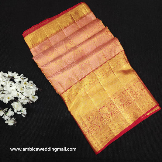 Pure Resham Bridal Kanchi Pattu Handloom Saree