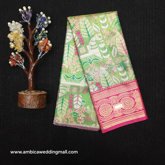 Kanchi Pattu Mix Lehengas [0 to 1.5 Years]