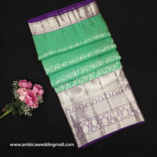 Handloom Pure Resham German Kanchi Pattu Saree