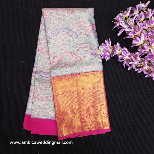 Kanchi Pattu Mix Lehengas [Free Size]