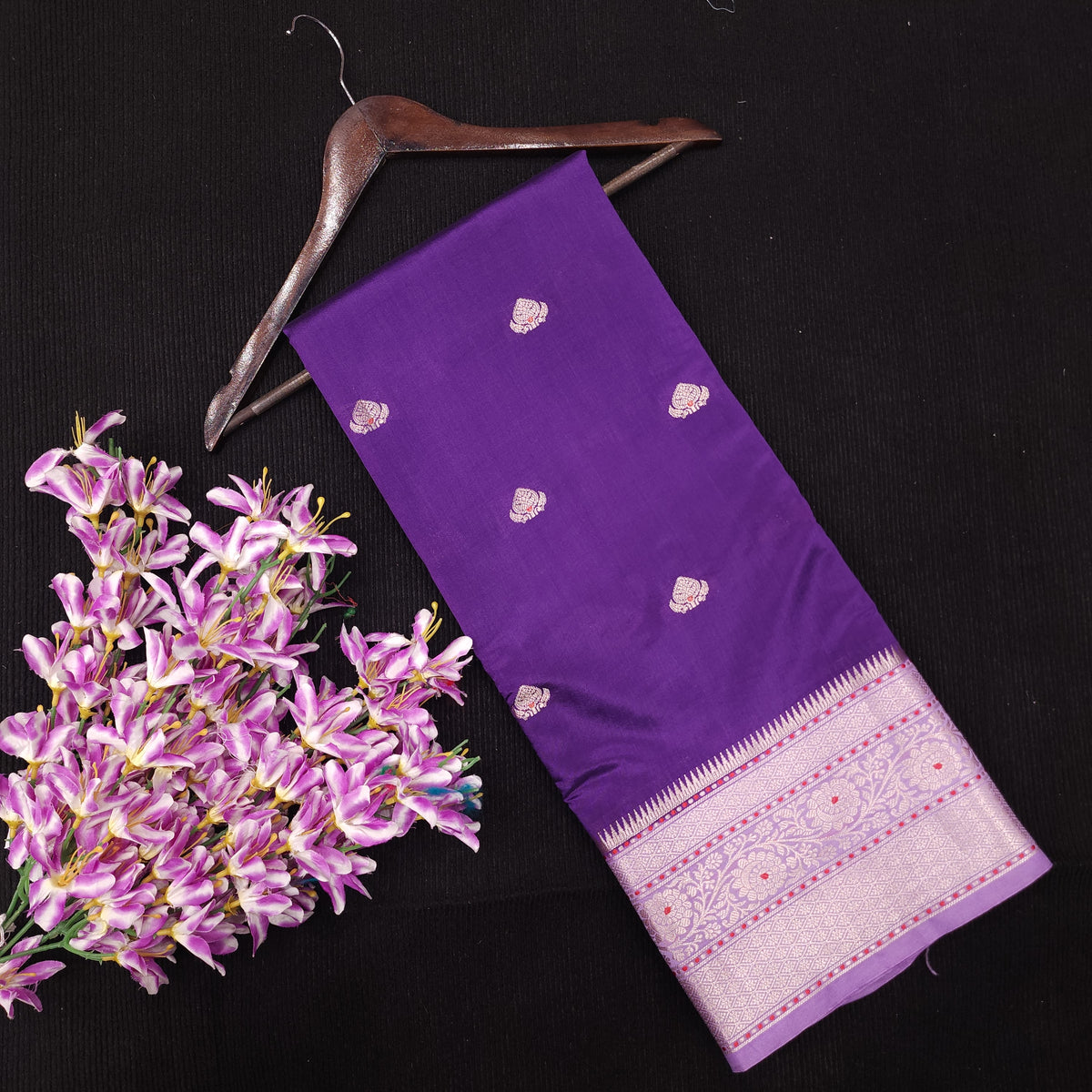 Banaras Green Mango Saree