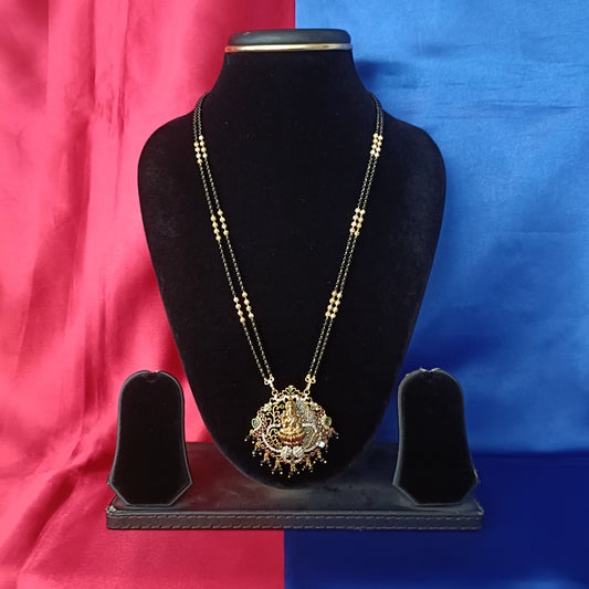 Beautiful Black Beads Long