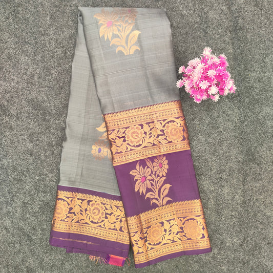 Kanchi Pattu Handloom Butta Sarees