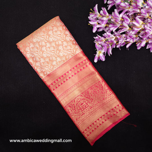 1 Gram Gold zari semi kanchi pattu saree✨️