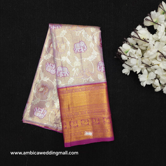 Kanchi Pattu Mix Lehengas [2 to 5 Years]