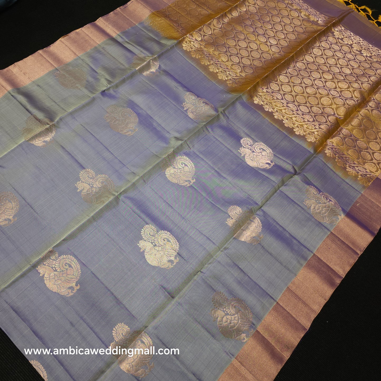 Kanchi Pattu Handloom Butta Saree