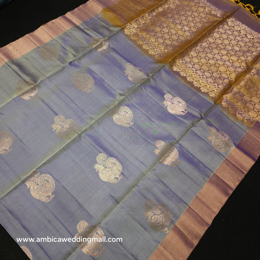 Kanchi Pattu Handloom Butta Saree
