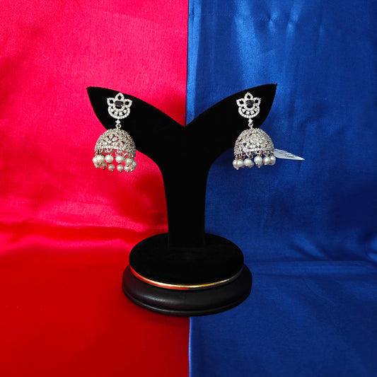 Beautiful Silver Jhumki In