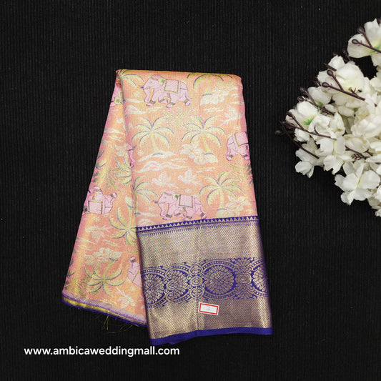 Kanchi Pattu Mix Lehengas [2 to 5 Years]