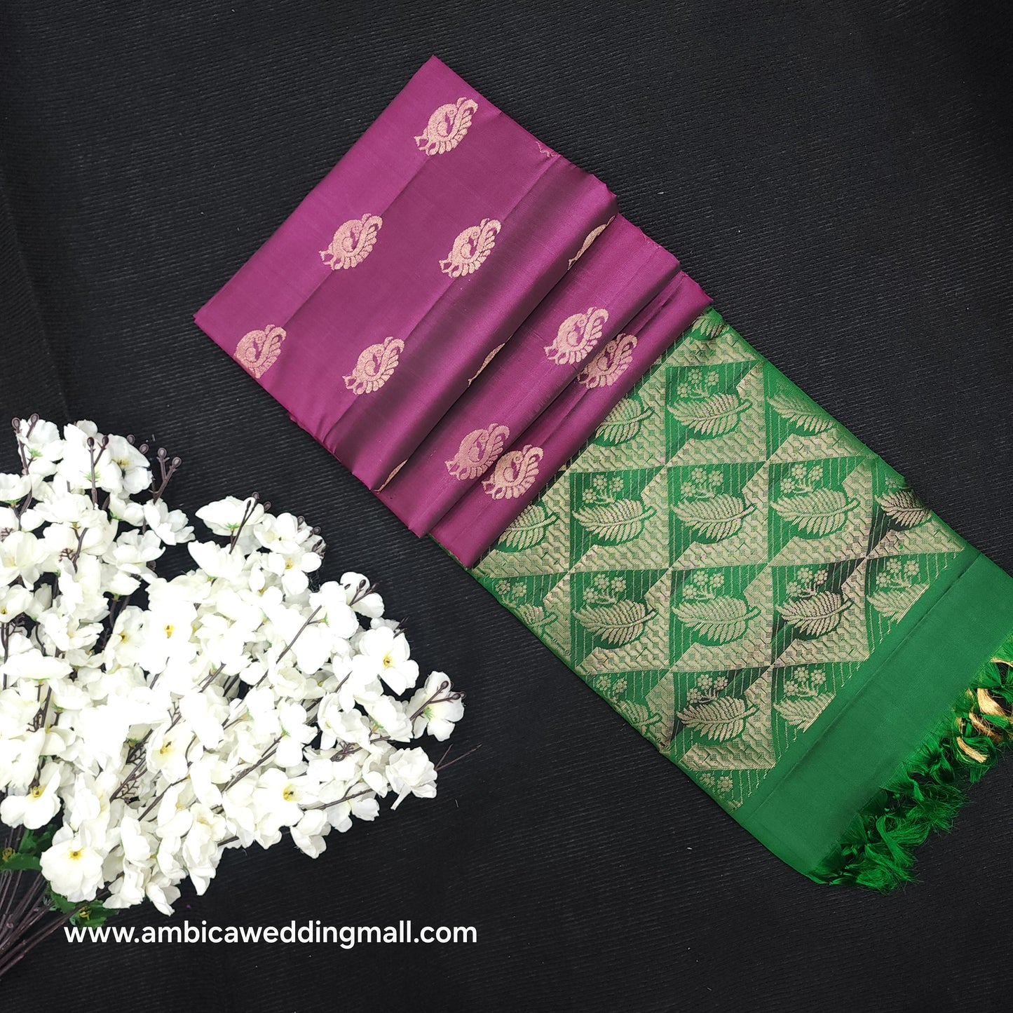 Kanchi Pattu Handloom Butta Saree
