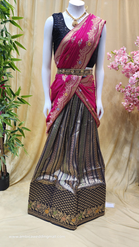 Free Size, Half Saree Collection ✨