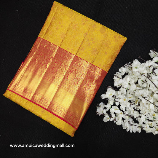 Pure Resham Bridal Kanchi Pattu Handloom Saree