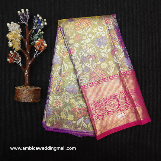 Kanchi Pattu Mix Lehengas [2 to 5 Years]