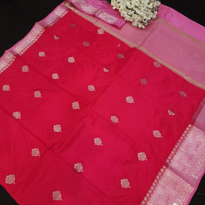 Raw Mango Banaras Pattu Sarees