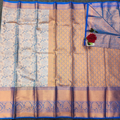 1 Gram Gold Zari mix pattu sarees 😍