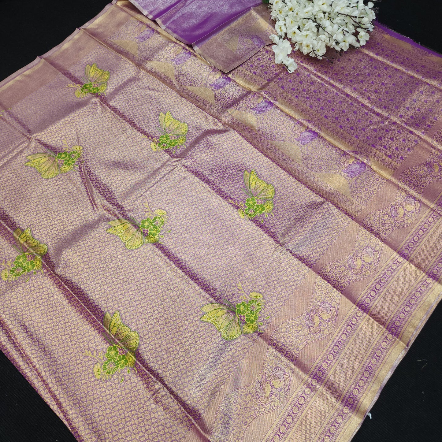 Skirt Border Kanchi Pattu Saree