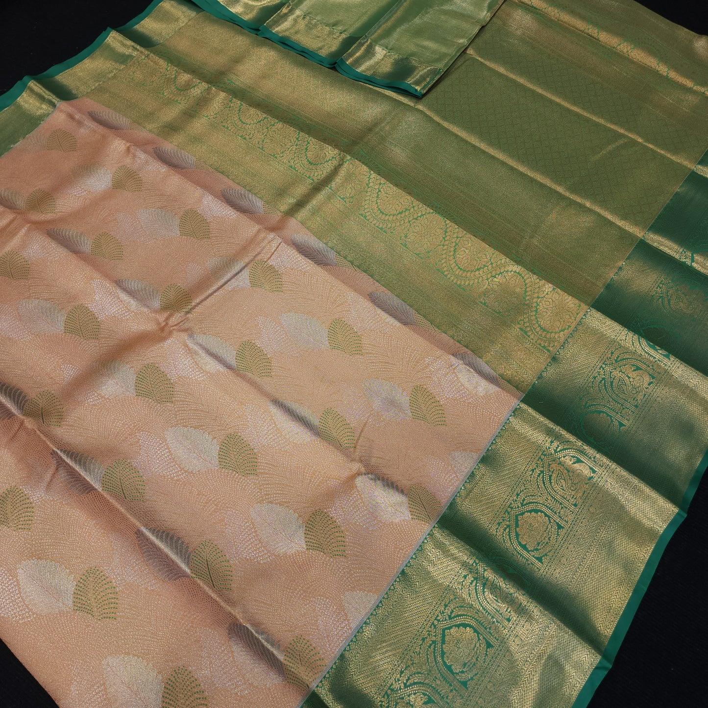 Semi Kanchi Pattu Tissue Sarees