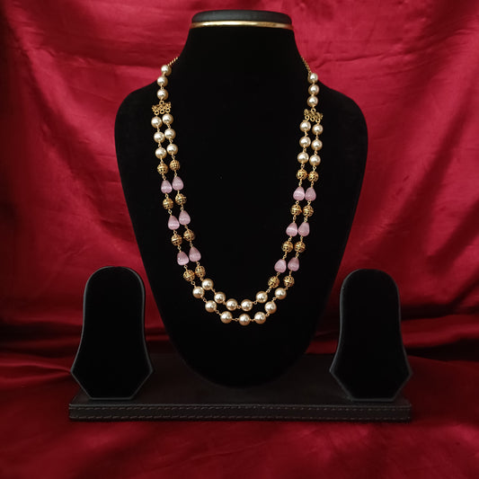 Beautiful Double Layered Beads Maala - Ambica Wedding Mall