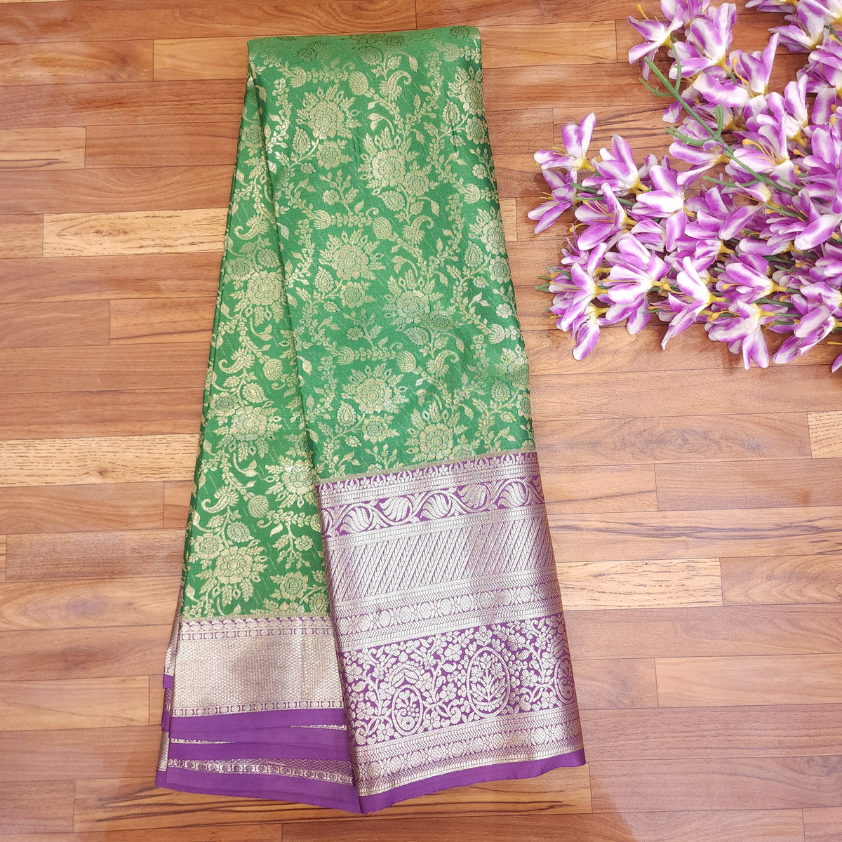 Semi Resham Kanchi Pattu Saree